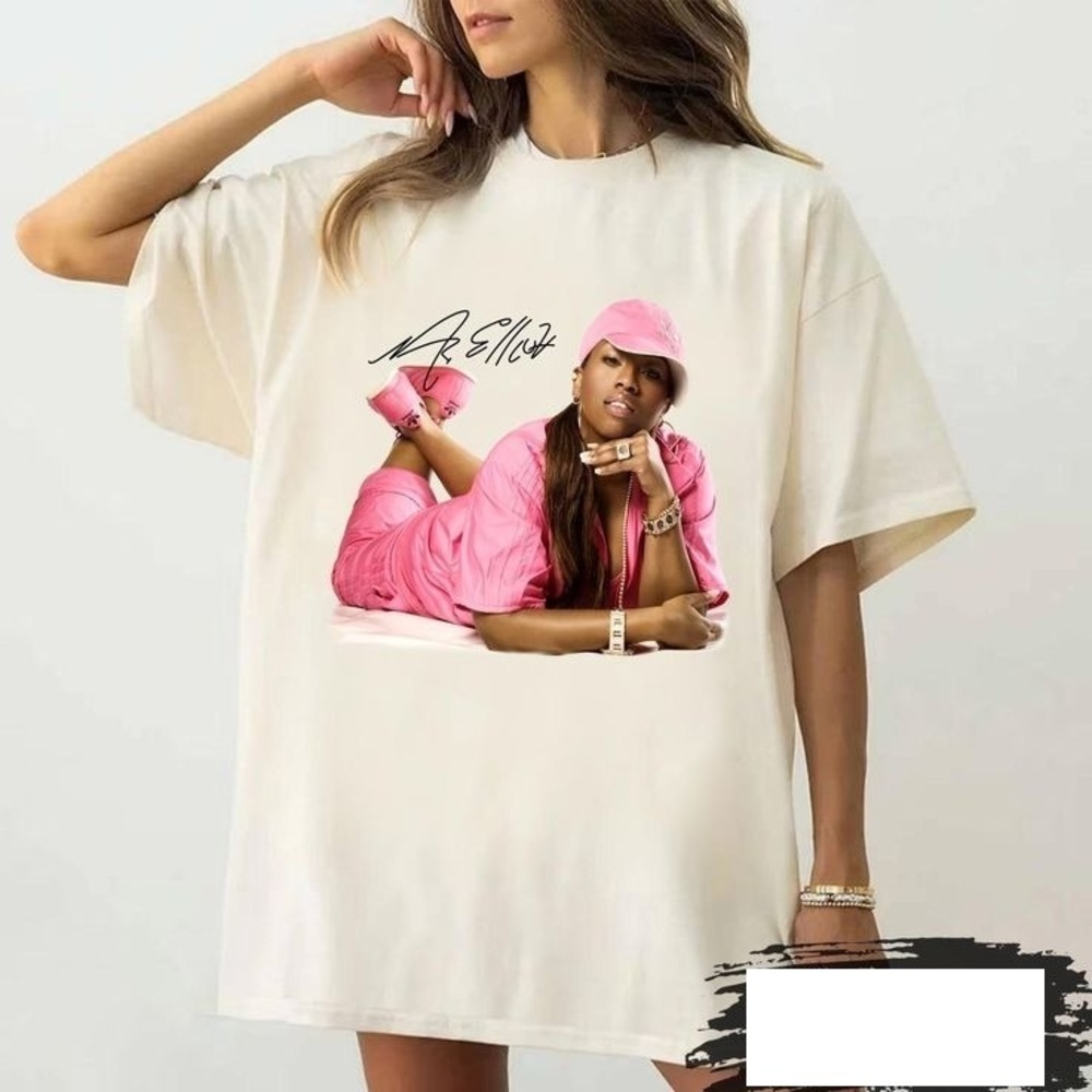New Missy Elliott Shirt 2024 Unisex Shirt Out Of This World Tour White